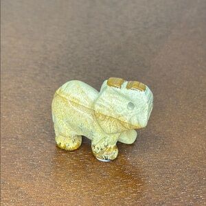 Picture Jasper Elephant Figurine